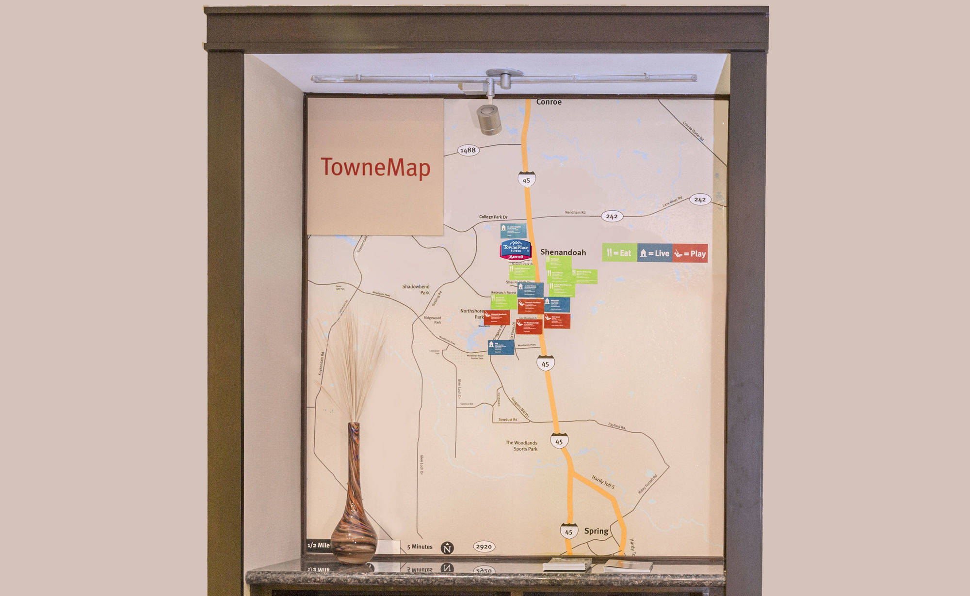 Towneplace Suites Houston North/Shenandoah Exteriör bild